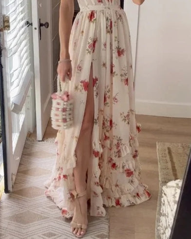 Exquisite Floral Elegance Dress