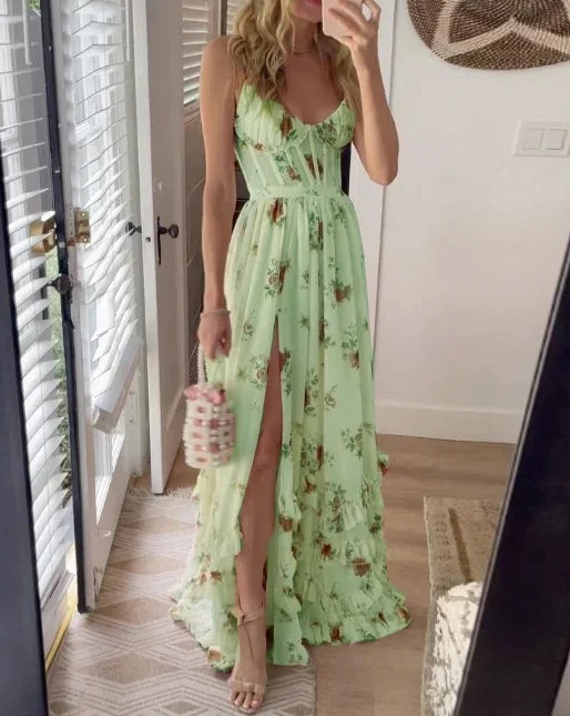 Exquisite Floral Elegance Dress