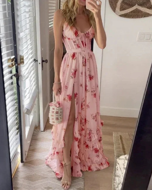 Exquisite Floral Elegance Dress