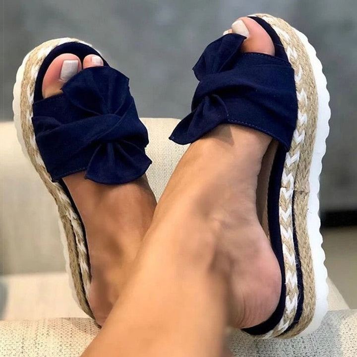 Chic and Trendy Tie-Up Sandals by Clossi