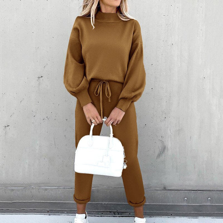 Chic and Stylish Turtleneck Ensemble