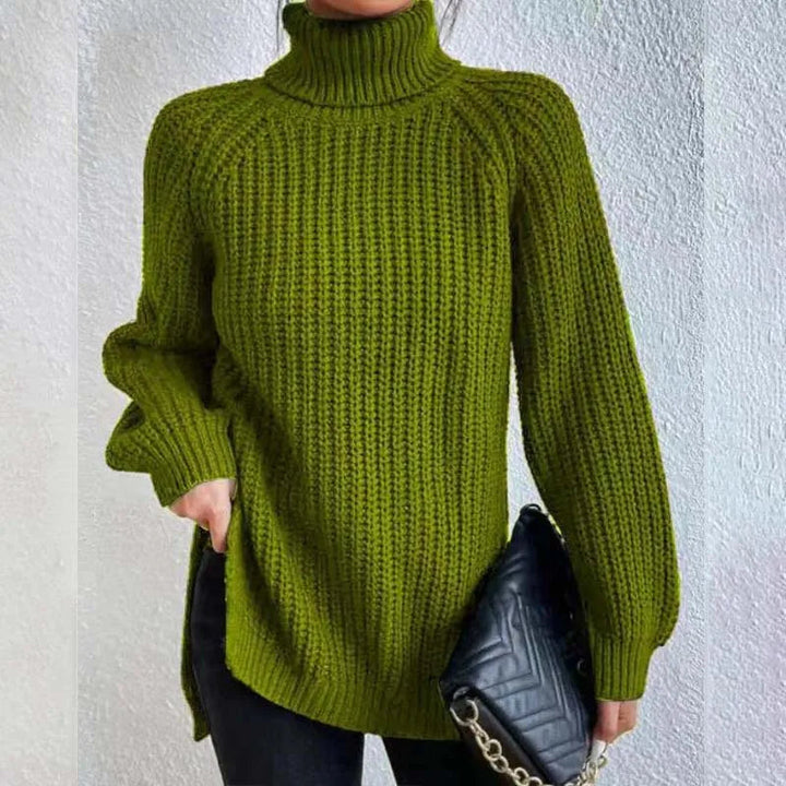 Stylish Knitted Turtleneck Jumper