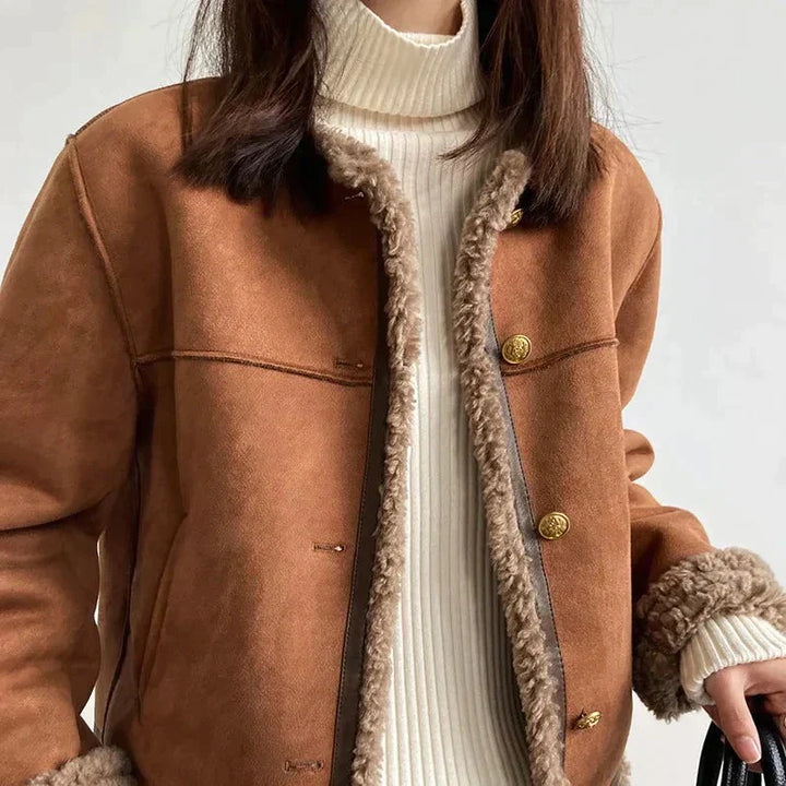 Chic Lamb Fur Jackets for Effortless Elegance