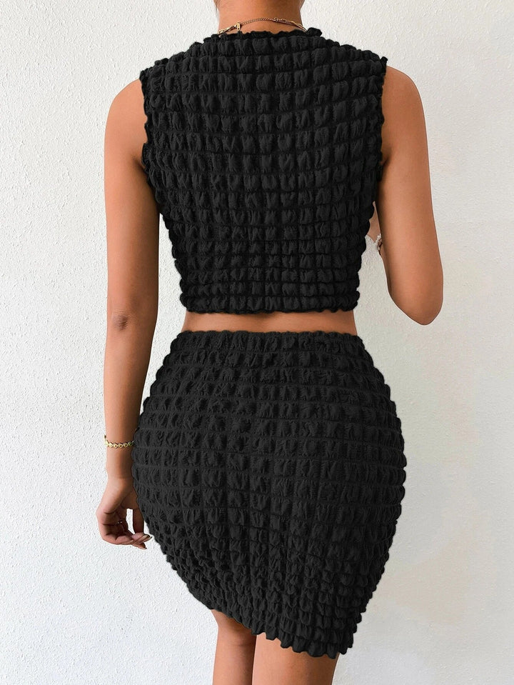 Chic Lace Two-Piece Ensemble for Effortless Elegance