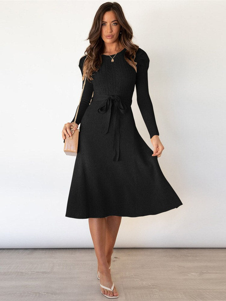 Stylish Knitted Midi Dress for a Sophisticated Look