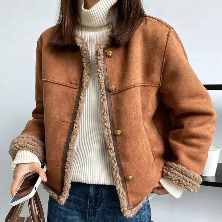 Chic Lamb Fur Jackets for Effortless Elegance