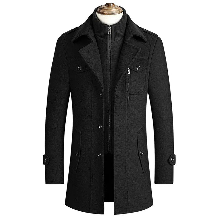 Chic Wool Men's Coat