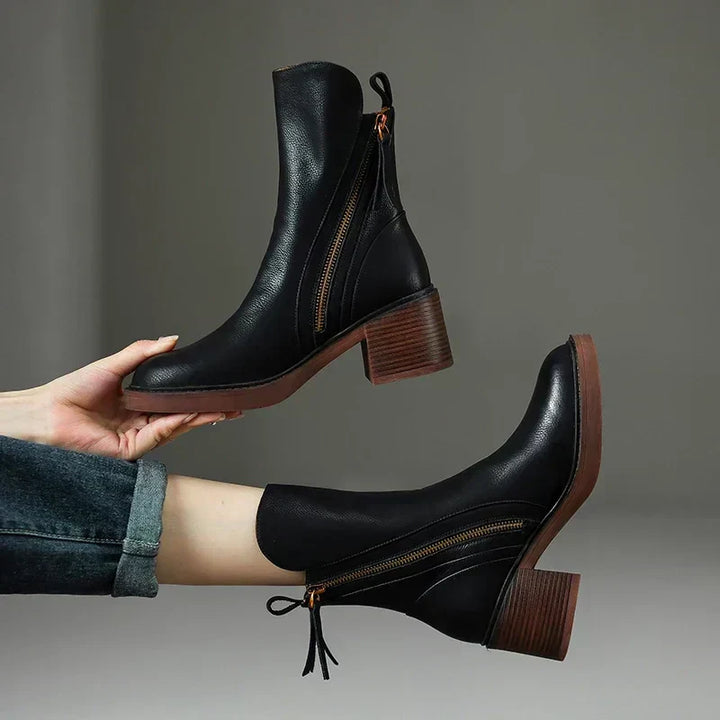 Luxurious Leather Ankle Boots