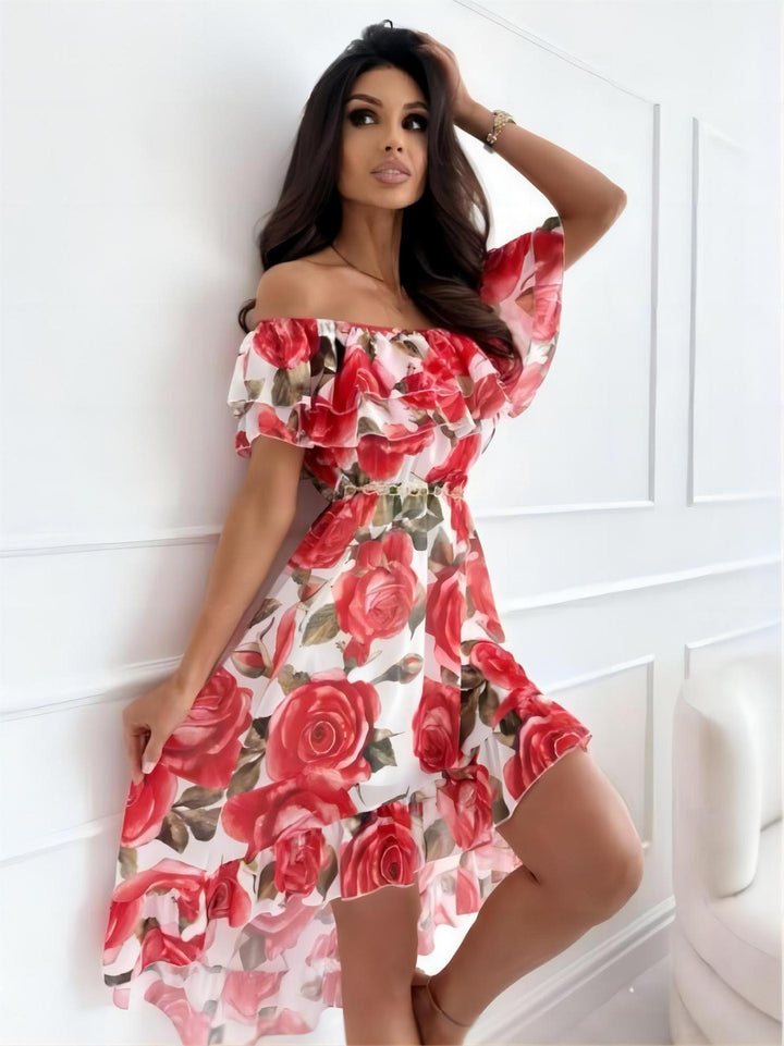 Stylish Off-Shoulder Mini Dress for Effortless Elegance