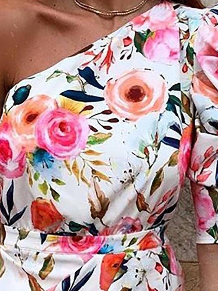 Charming Floral Mini Dress