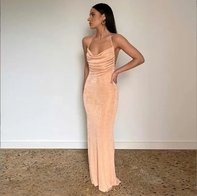 Alluring Backless Summer Dress for Effortless Elegance