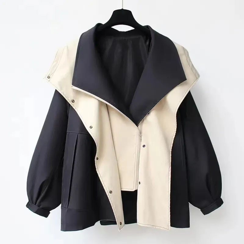 Chic Patchwork Jacket for Effortless Style