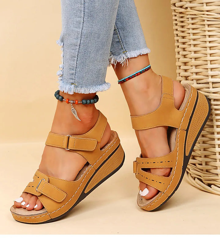 Step into Elegance: Women's Wedge Heel Sandals Featuring Ultra-Soft Luxury Soles for Unmatched Comfort