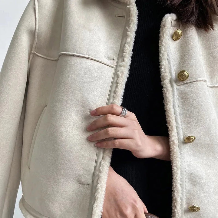 Chic Lamb Fur Jackets for Effortless Elegance