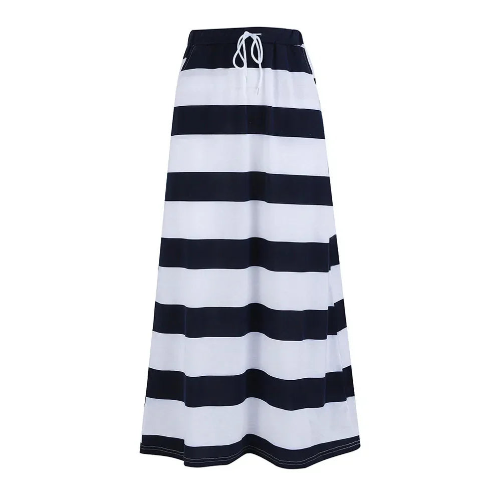 Trendy Striped Maxi Skirt for Effortless Style