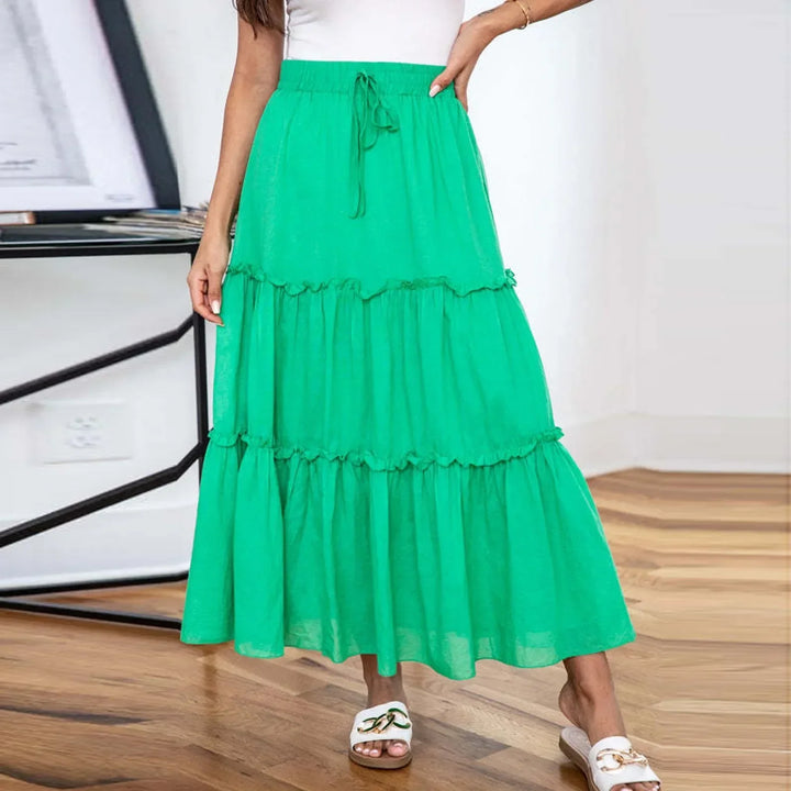 Flowy Tiered Maxi Skirt for Effortless Elegance