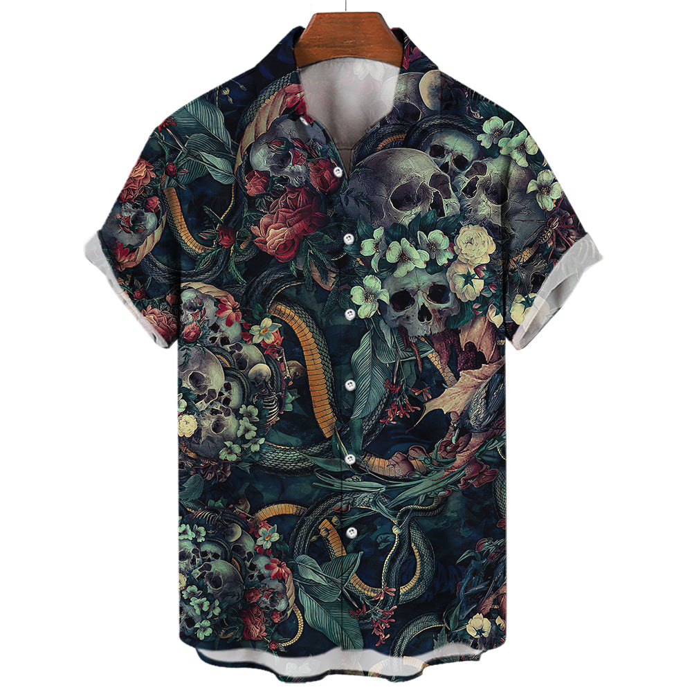 Aloha Vibes Skull T-shirt