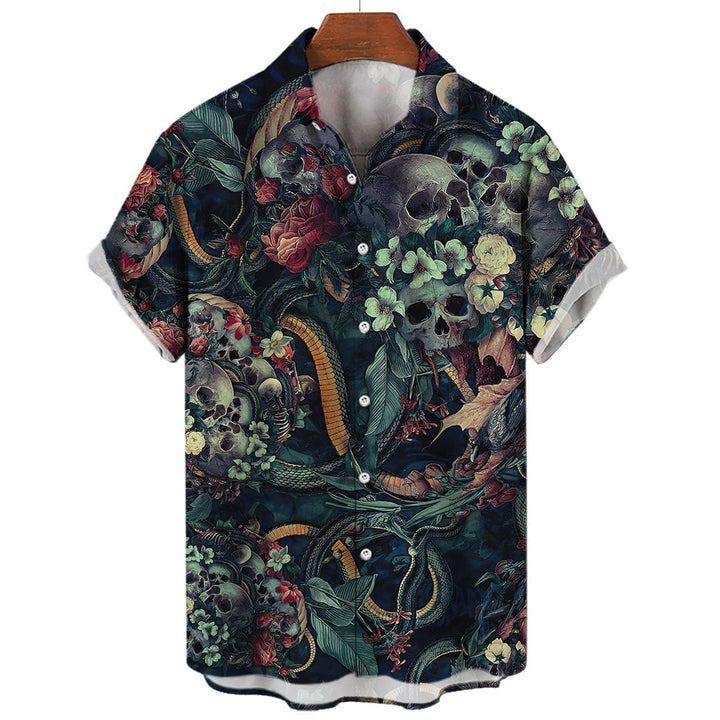 Aloha Vibes Skull T-shirt