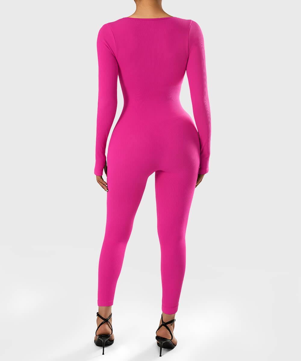 Luxurious Long Sleeve Seamless Bodysuit for Women