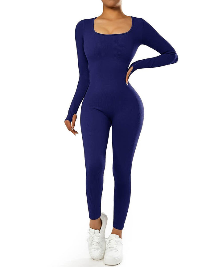 Luxurious Long Sleeve Seamless Bodysuit for Women