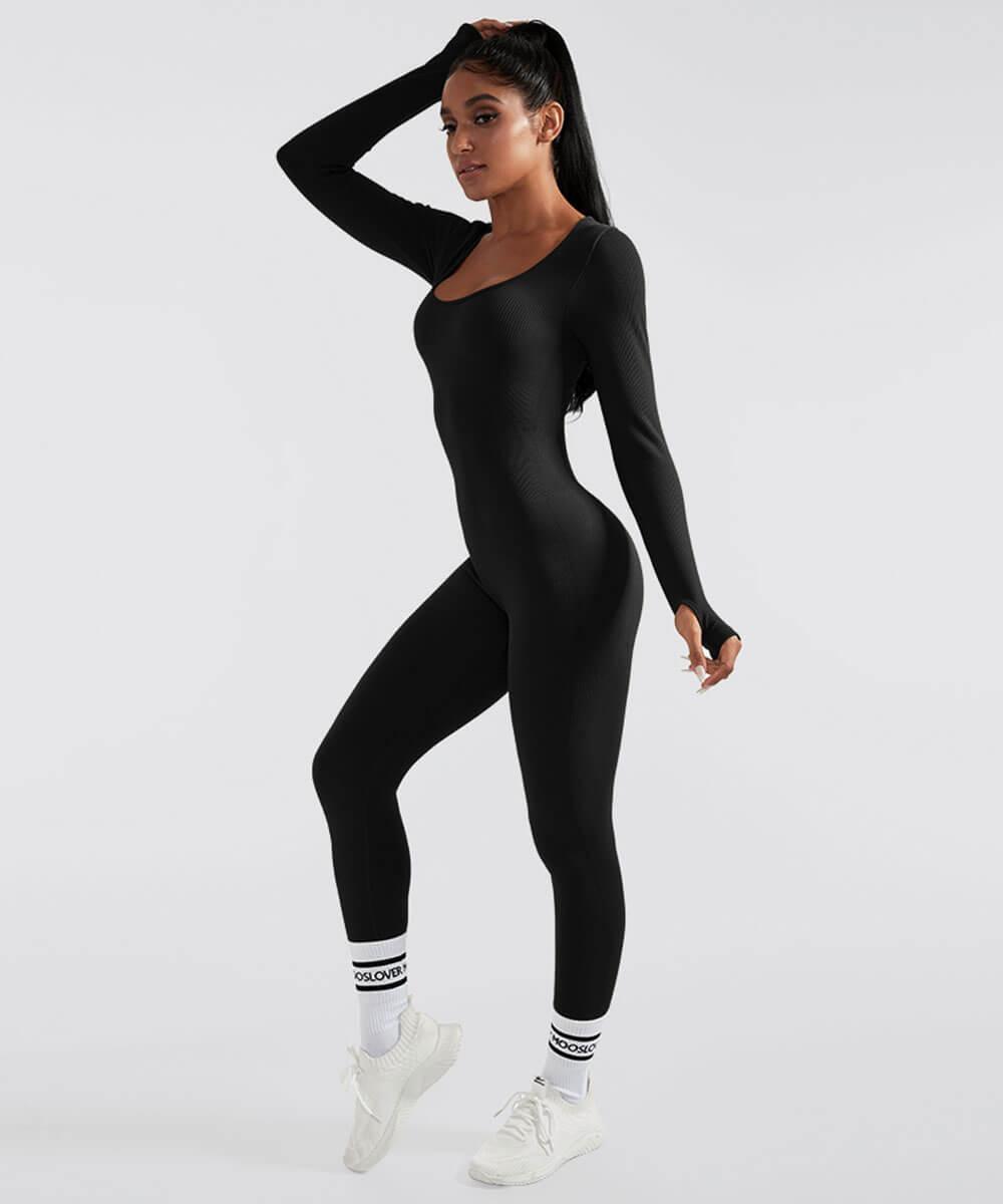 Luxurious Long Sleeve Seamless Bodysuit for Women