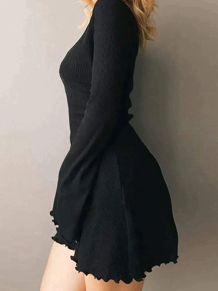 Chic Ruffled Mini Dress for Your Next Party