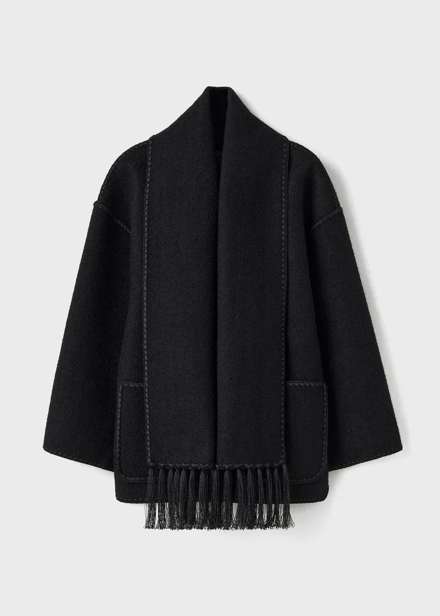 Chic Scarf Jacket for Effortless Elegance