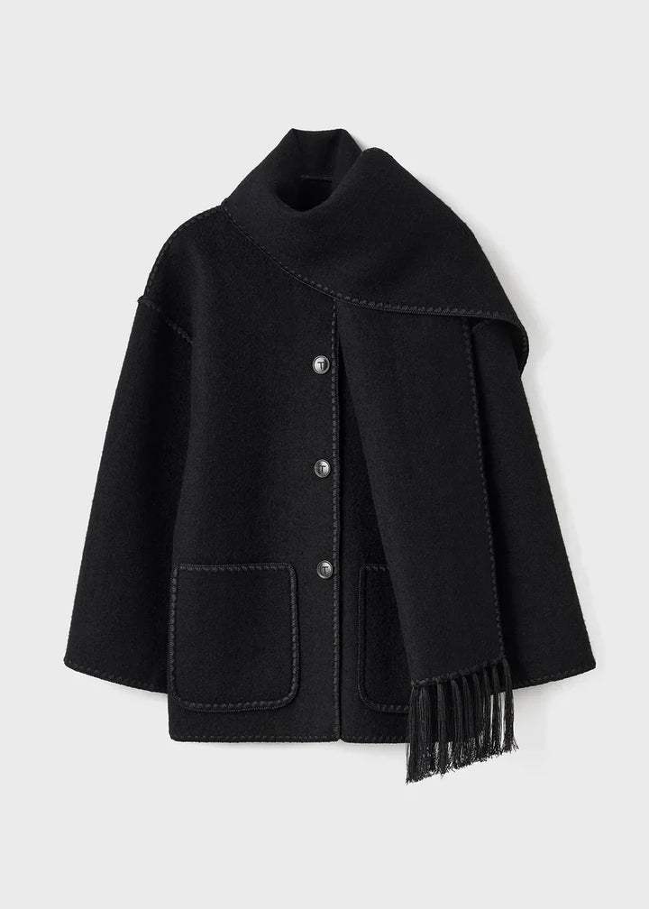Chic Scarf Jacket for Effortless Elegance