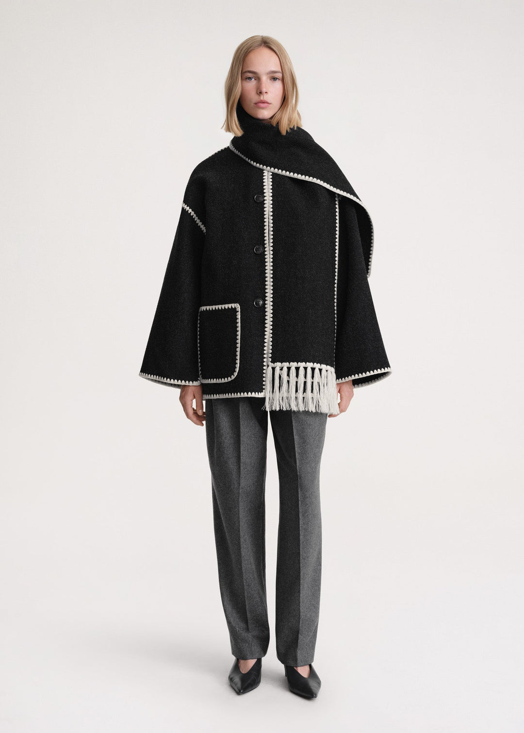 Chic Scarf Jacket for Effortless Elegance