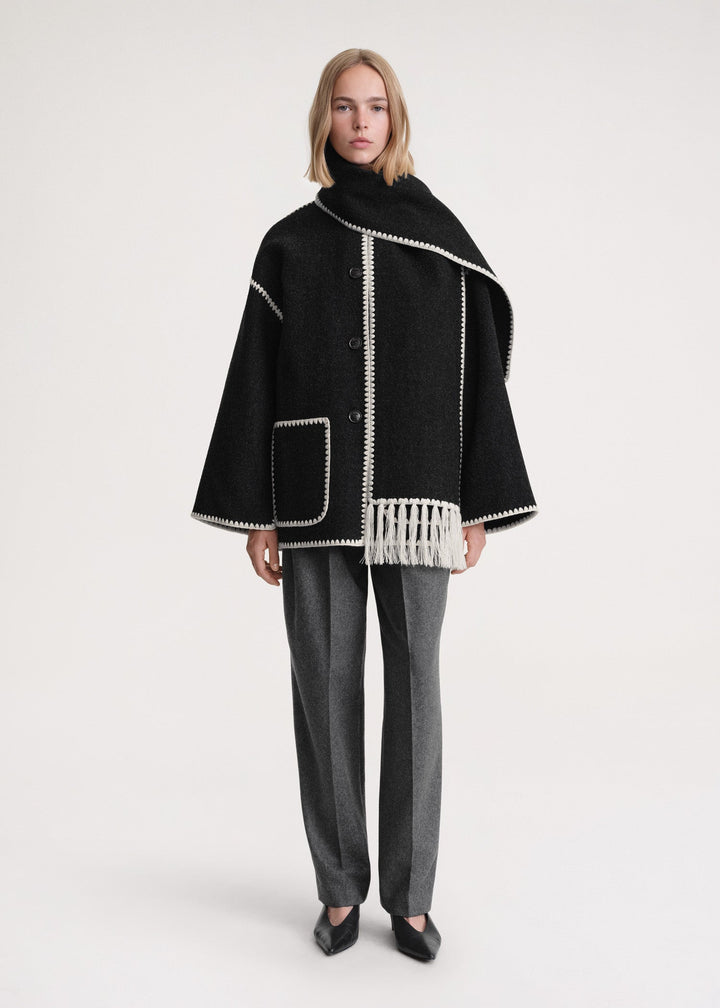 Chic Scarf Jacket for Effortless Elegance