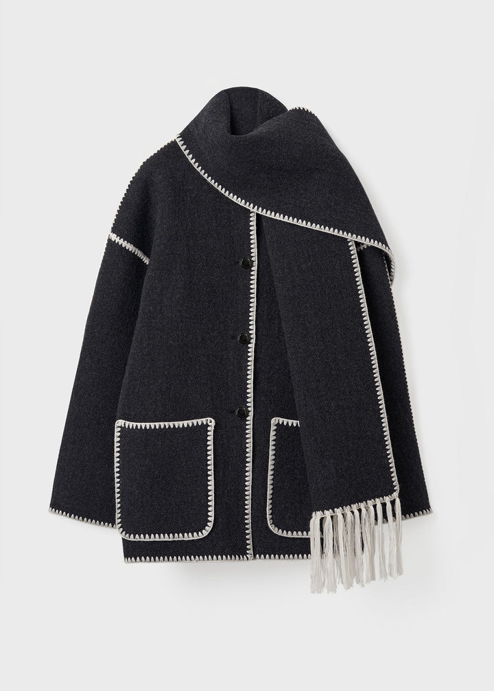 Chic Scarf Jacket for Effortless Elegance