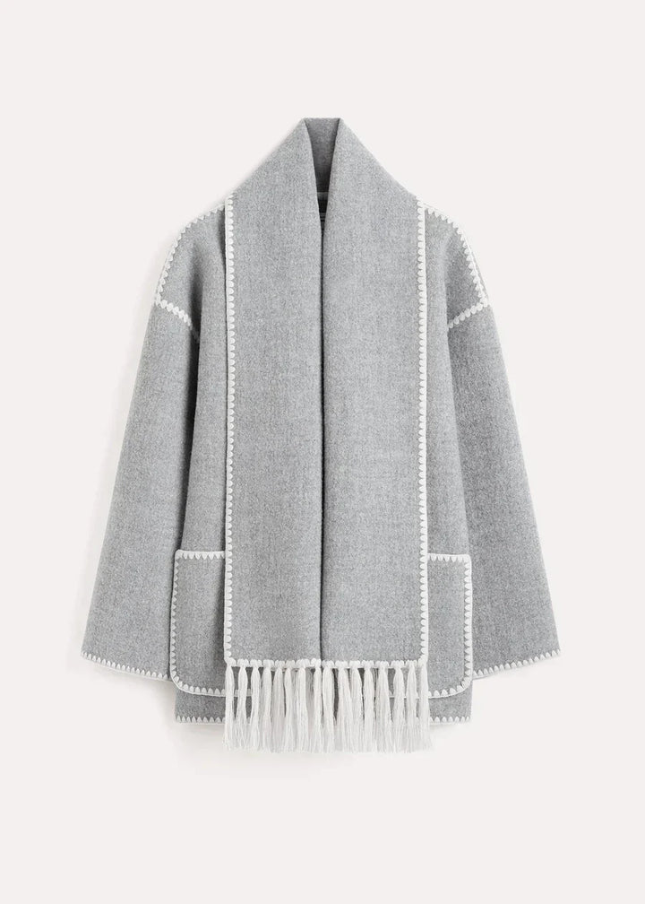 Chic Scarf Jacket for Effortless Elegance