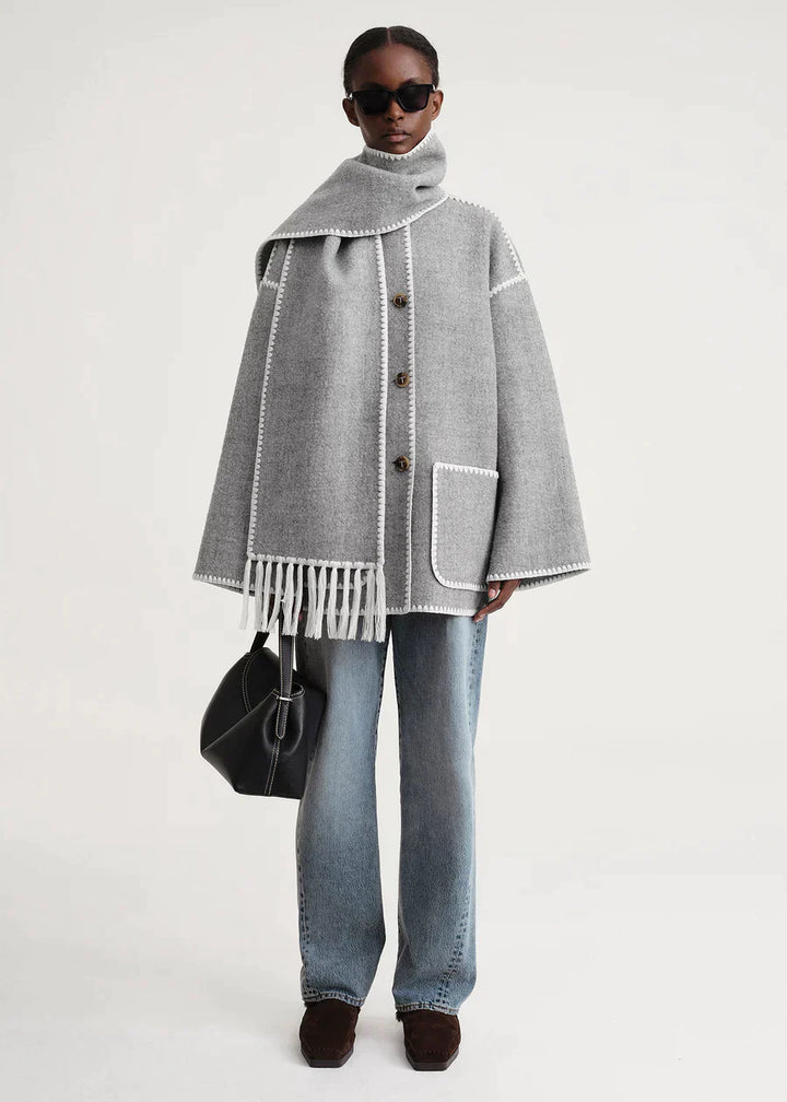 Chic Scarf Jacket for Effortless Elegance