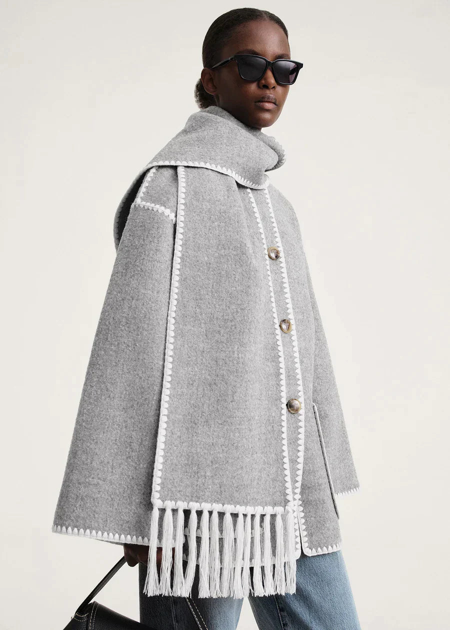 Chic Scarf Jacket for Effortless Elegance
