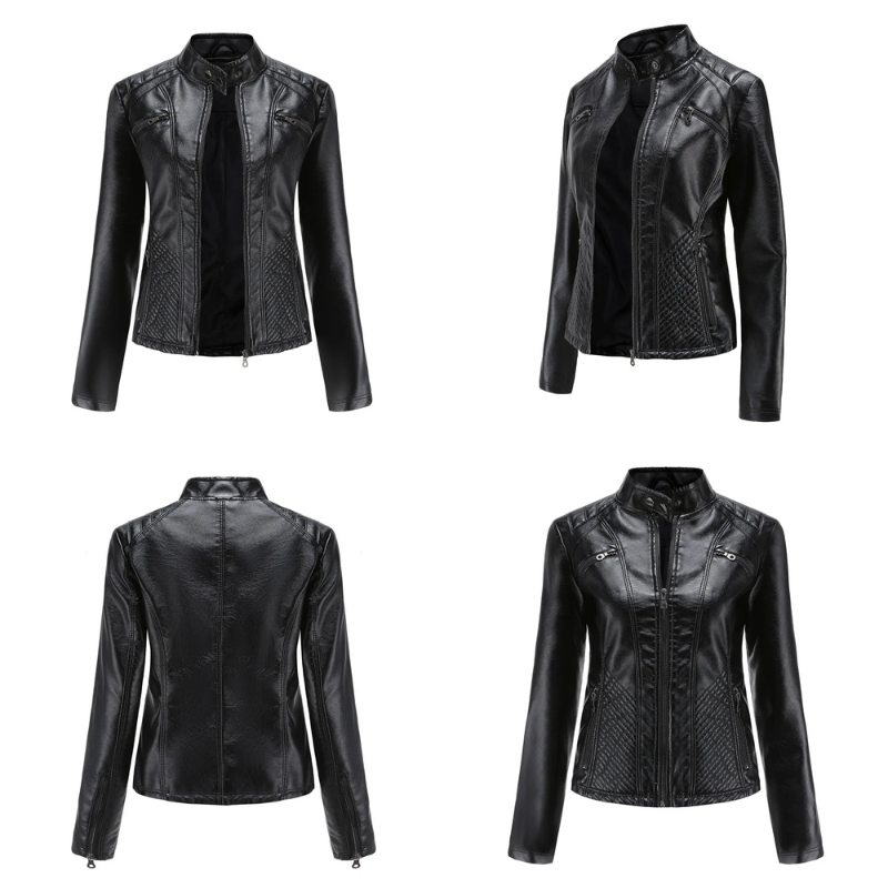 Timeless Leather Biker Jacket