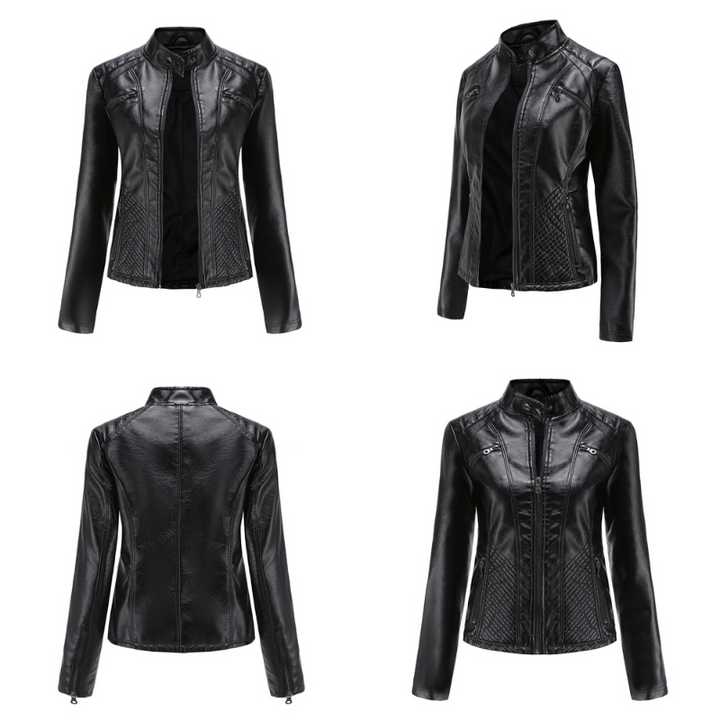 Timeless Leather Biker Jacket