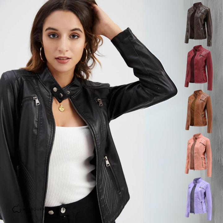 Timeless Leather Biker Jacket