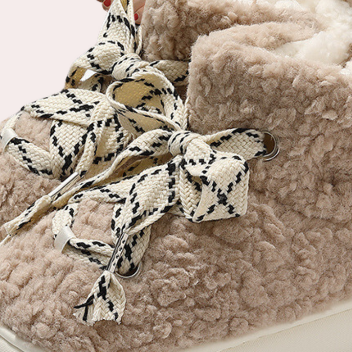 Cozy Luxe Plush Winter Footwear for Women