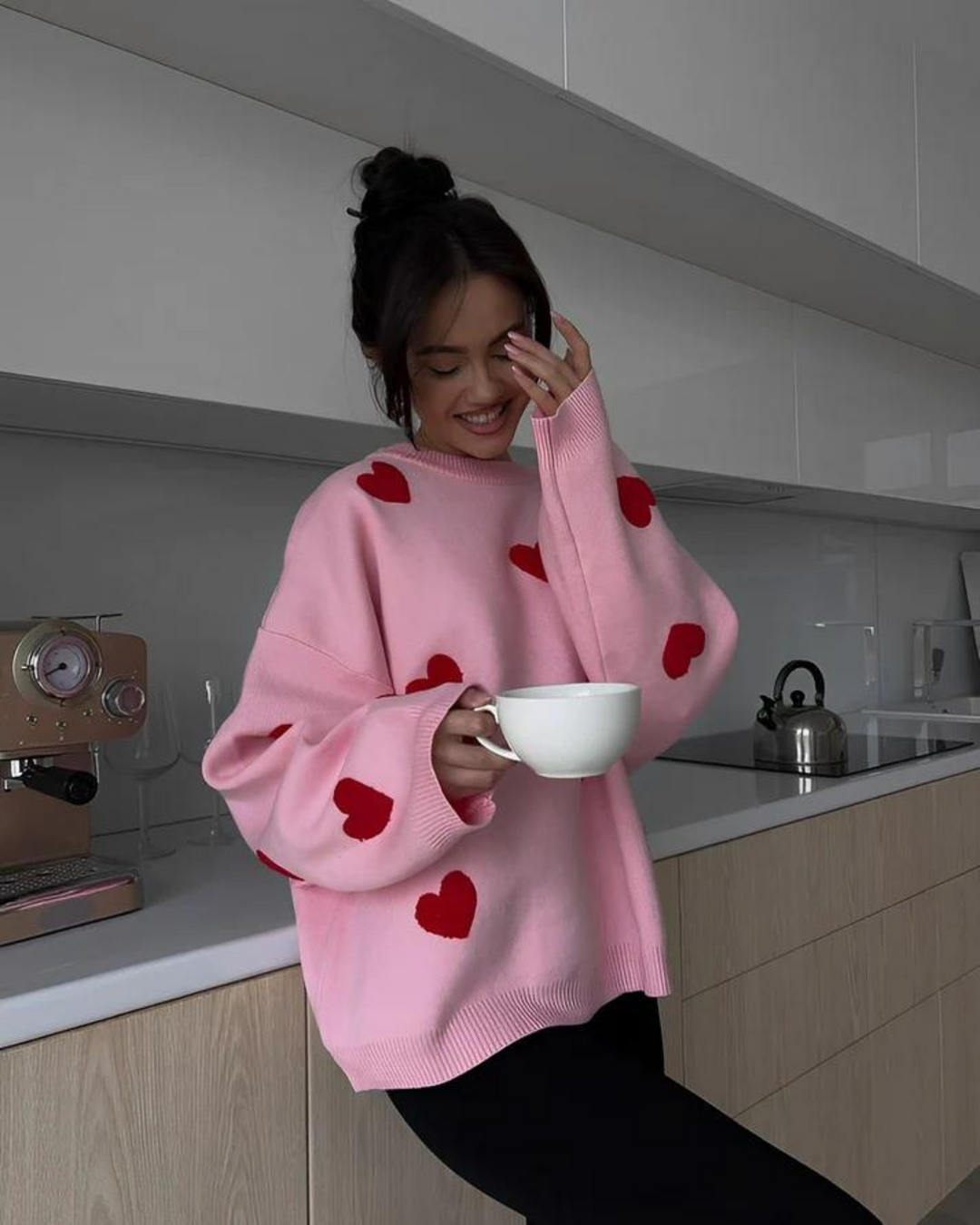 Heartfelt Embroidered Sweater