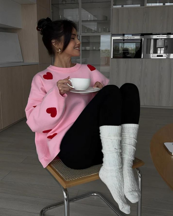 Heartfelt Embroidered Sweater