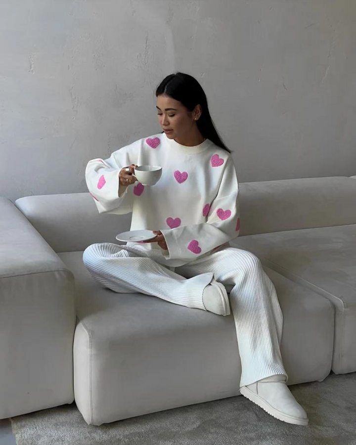 Heartfelt Embroidered Sweater
