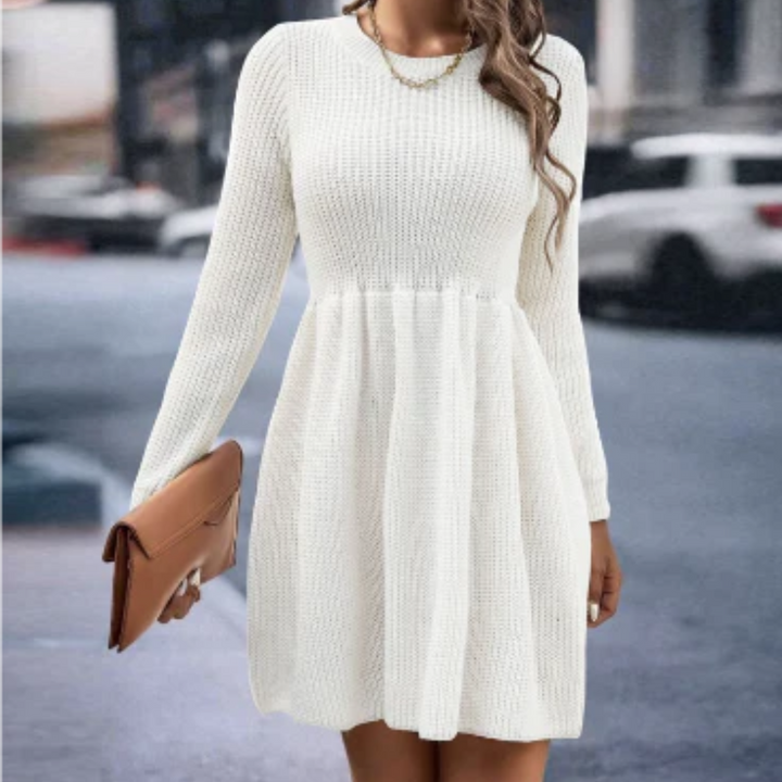Chic Knitted Mini Dress for a Fashion-Forward Vibe