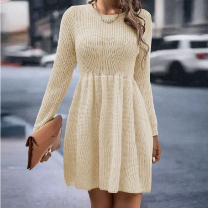 Chic Knitted Mini Dress for a Fashion-Forward Vibe