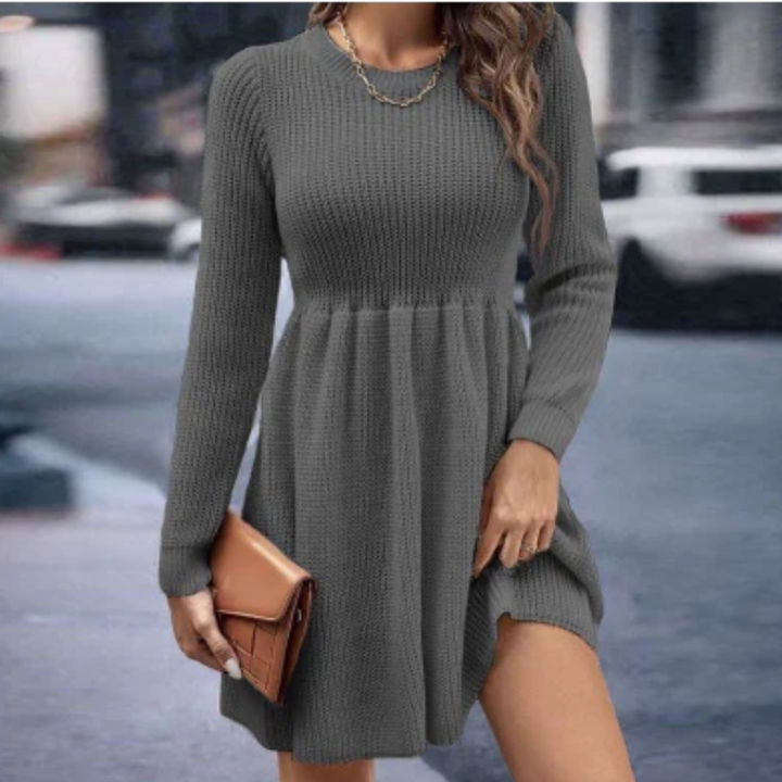 Chic Knitted Mini Dress for a Fashion-Forward Vibe