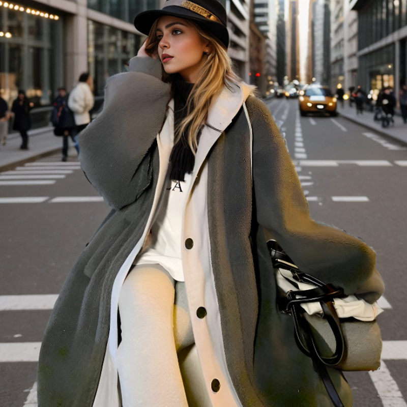 Chic Faux Fur Style Coat