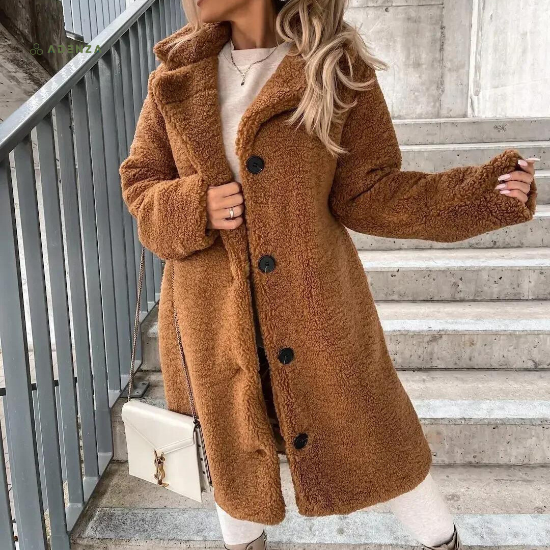 Luxurious Soft Wool Wrap Coat