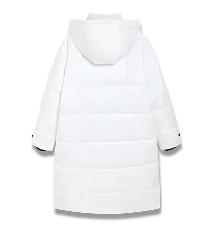 Elegant Rainproof Long Down Jacket for Ultimate Comfort