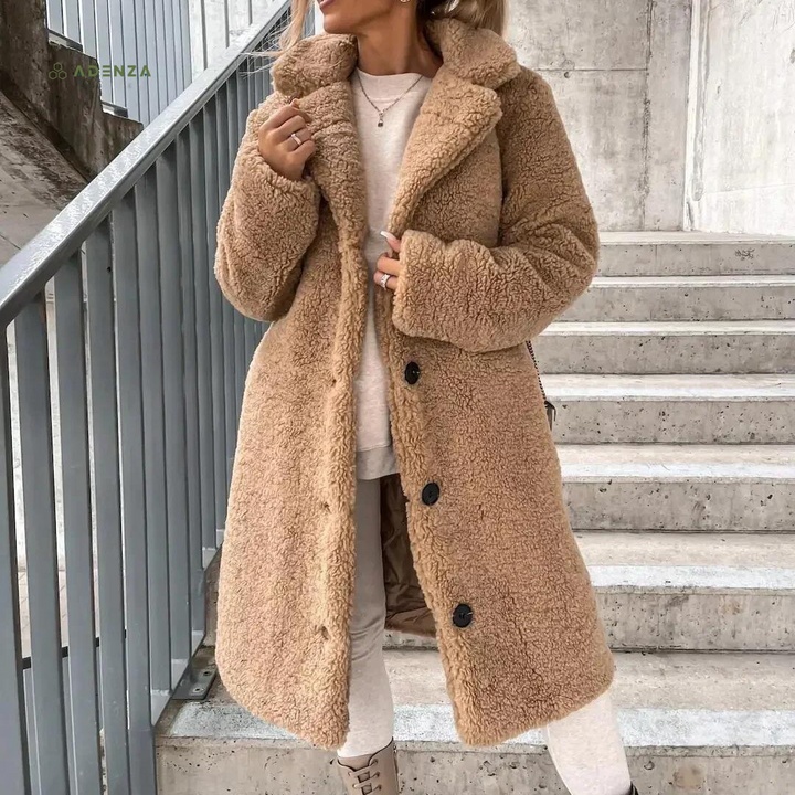 Luxurious Soft Wool Wrap Coat