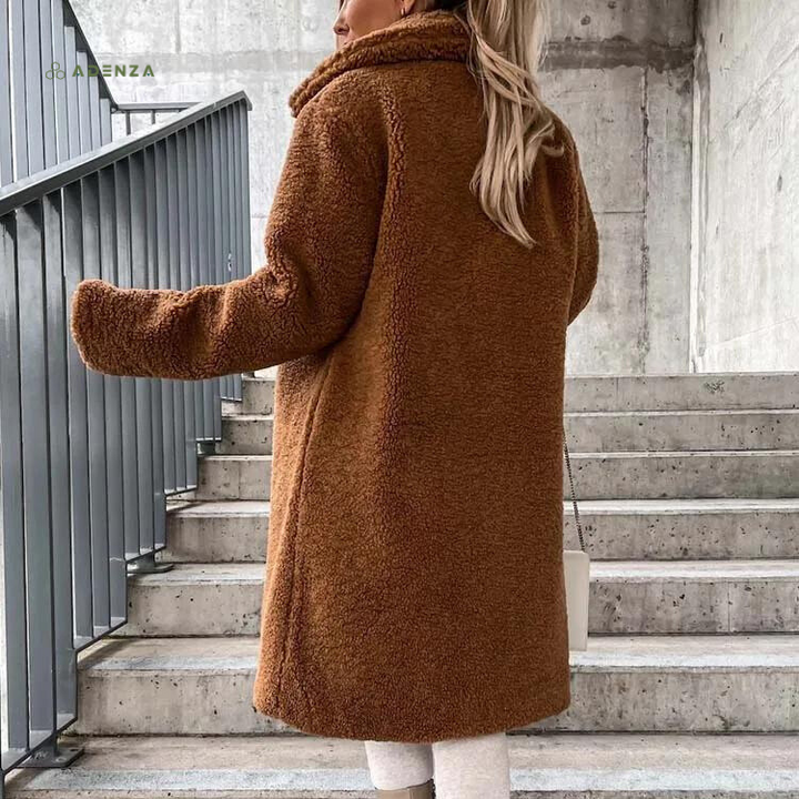 Luxurious Soft Wool Wrap Coat