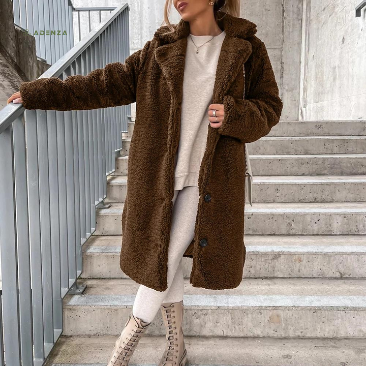 Luxurious Soft Wool Wrap Coat